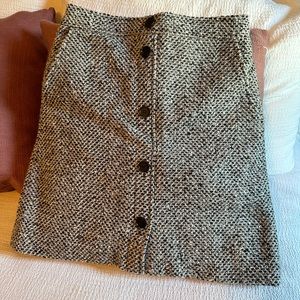 Loft tweed skirt